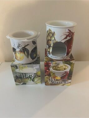 Gourmet village new porcelain dip chiller and warmer